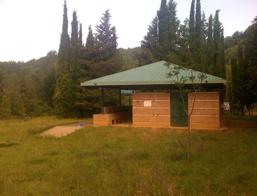 Visualització del terreny d'acampada El Flamisell